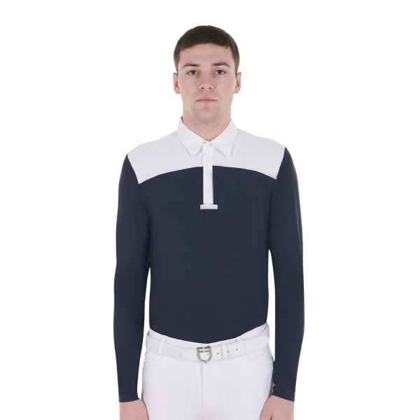 MAN COMPETITION JERSEY LS BUTTONS POLO - immagine 2