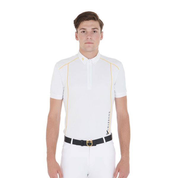 MEN'S COMPETITION POLO SHIRT SS ZIP