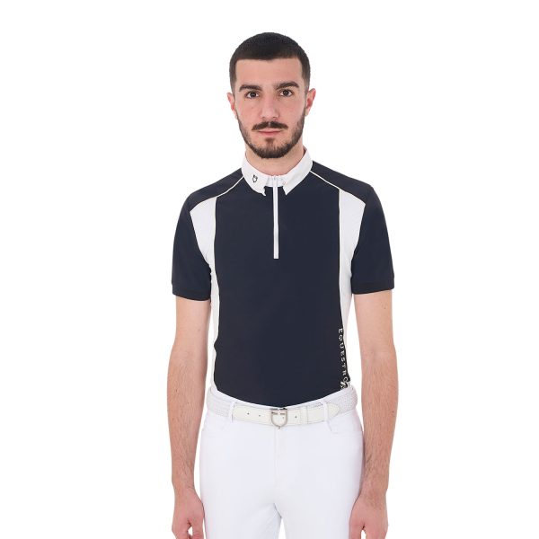 MEN'S COMPETITION POLO SHIRT SS ZIP - immagine 2