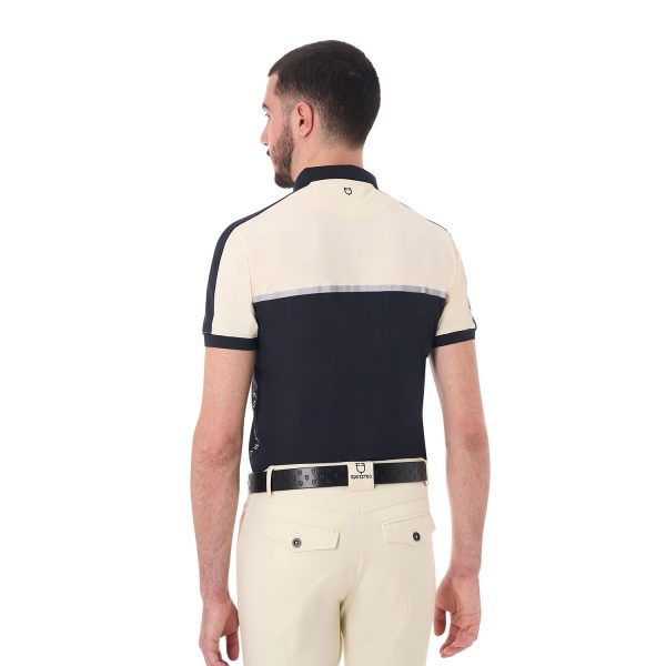 MEN'S TRAINING BICOLOR POLO SHIRT SS ZIP - immagine 16