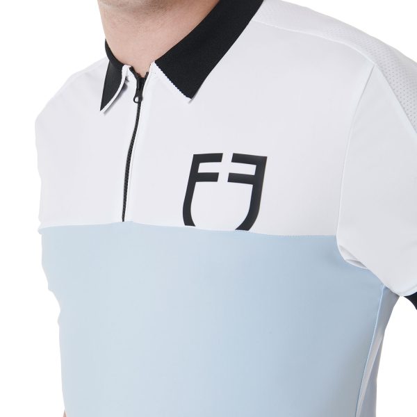 MEN'S TRAINING BICOLOR POLO SHIRT SS ZIP - immagine 24