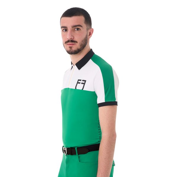 MEN'S TRAINING BICOLOR POLO SHIRT SS ZIP - immagine 31