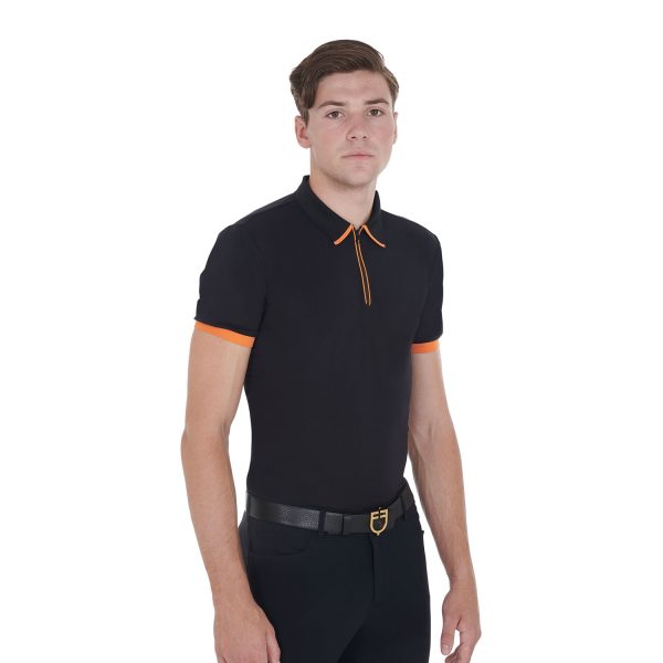 MEN'S TRAINING POLO SHIRT SS ZIP - immagine 9