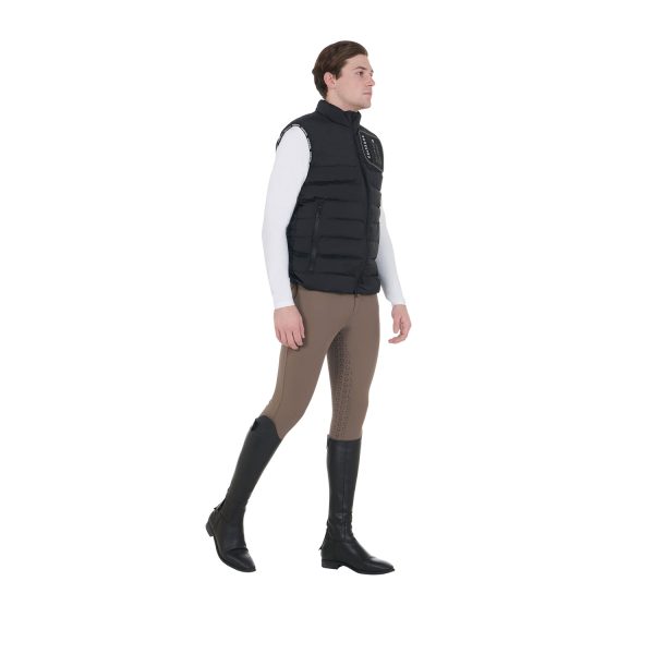 MEN'S STRETCH FABRIC QUILTED VEST - immagine 6