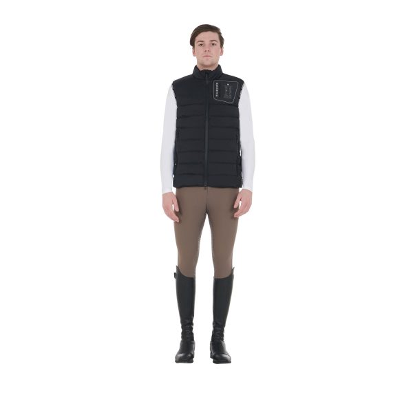 MEN'S STRETCH FABRIC QUILTED VEST - immagine 7