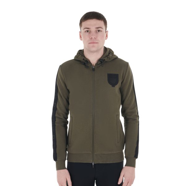 MEN'S FULL ZIP HOODIE WITH INSIDE FLEECE