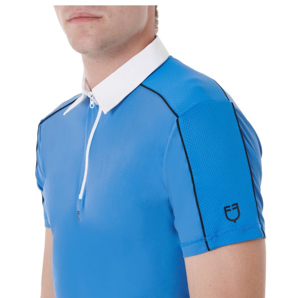 MEN'S COMPETITION POLO SHIRT SS MESH TRIM - immagine 4