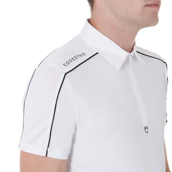 MEN'S COMPETITION POLO SHIRT SS MESH TRIM - immagine 11