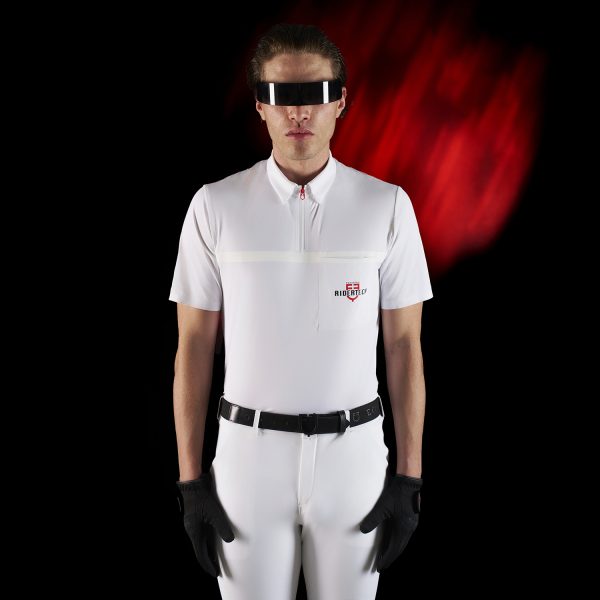 MEN'S COMPETITION RIDERTECH POLO SHIRT SS WITH ZIP - immagine 2