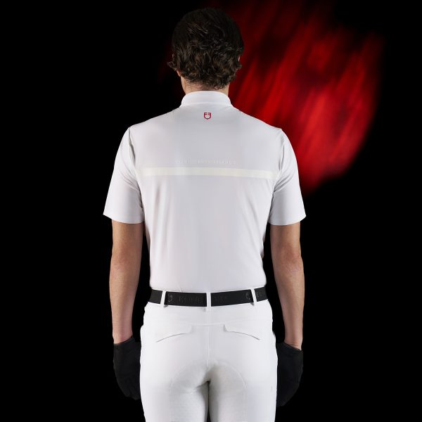 MEN'S COMPETITION RIDERTECH POLO SHIRT SS WITH ZIP - immagine 3