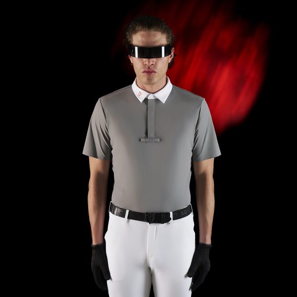 MEN'S COMPETITION RIDERTECH POLO SHIRT SS WITH BUTTONS