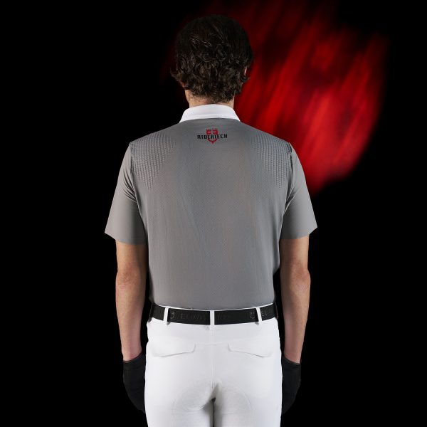 MEN'S COMPETITION RIDERTECH POLO SHIRT SS WITH BUTTONS - immagine 3