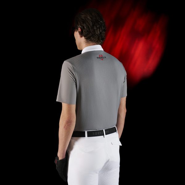 MEN'S COMPETITION RIDERTECH POLO SHIRT SS WITH BUTTONS - immagine 6