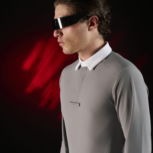 MEN'S COMPETITION RIDERTECH LS POLO SHIRT WITH ZIP - immagine 5