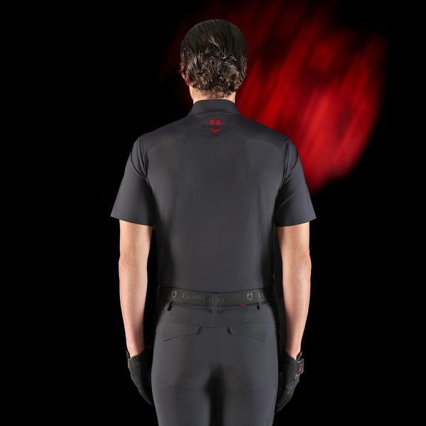 MEN'S TRAINING RIDERTECH POLO SHIRT SS WITH ZIP - immagine 3