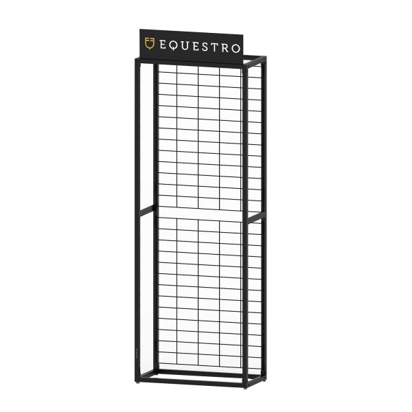 WALL STANDING MAIN RACK 79X40X240CM + WIRE GRID ETMPS510 - immagine 2