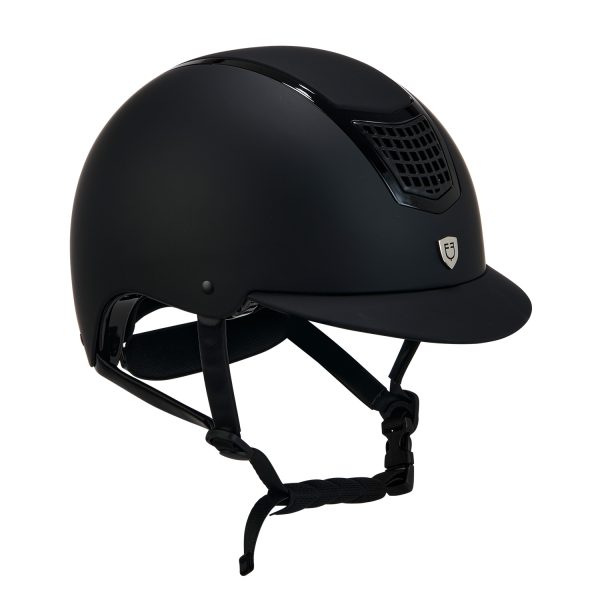 CASCO EQUESTRO MODELLO ECLIPSE PLAIN MATT ROWEL FITTING