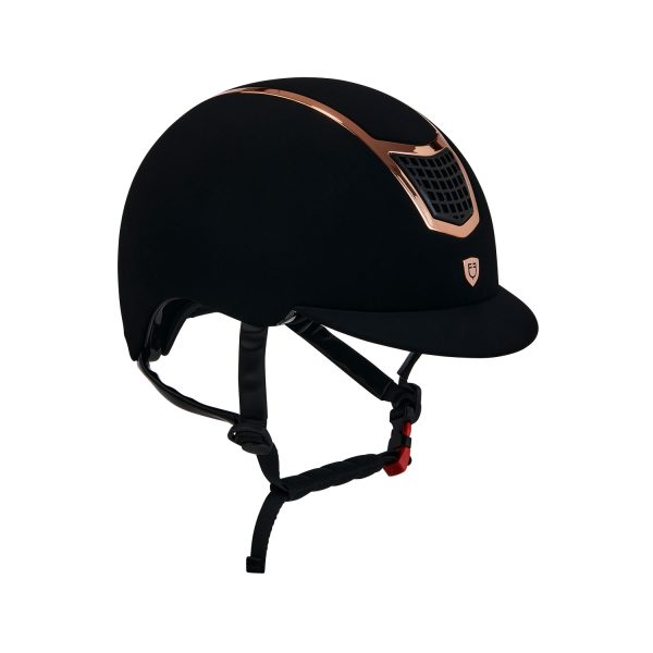 CASCO EQUESTRO MODELLO ECLIPSE PLAIN VELVET (3 PADDING)