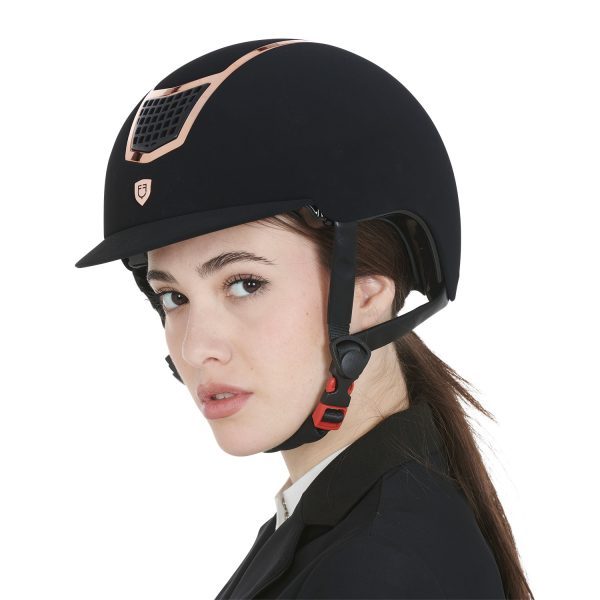 CASCO EQUESTRO MODELLO ECLIPSE PLAIN VELVET (3 PADDING) - immagine 13