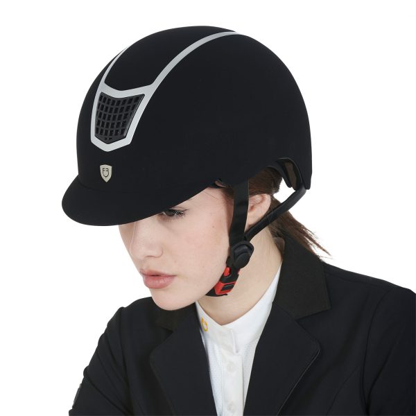 CASCO EQUESTRO MODELLO ECLIPSE PLAIN VELVET (3 PADDING) - immagine 18