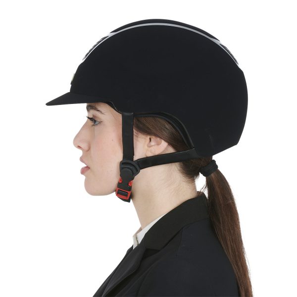 CASCO EQUESTRO MODELLO ECLIPSE PLAIN VELVET (3 PADDING) - immagine 19