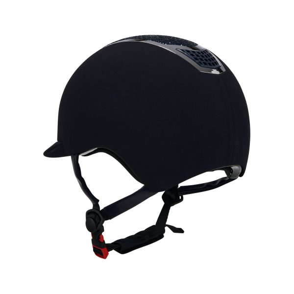 CASCO EQUESTRO MODELLO ECLIPSE STONE VELVET ROWEL FITTING - immagine 9