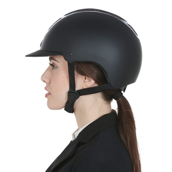 CASCO EQUESTRO MODELLO ECLIPSE STONE MAT ROWEL FITTING - immagine 11