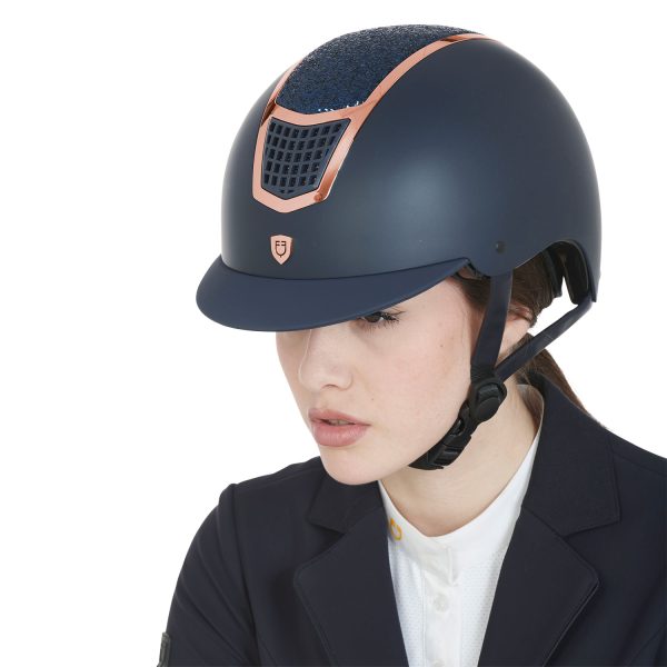 CASCO EQUESTRO MODELLO ECLIPSE STONE MAT ROWEL FITTING - immagine 15