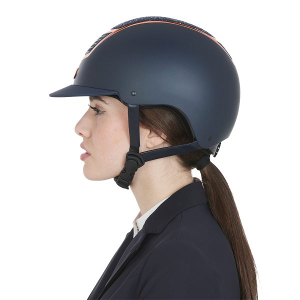 CASCO EQUESTRO MODELLO ECLIPSE STONE MAT ROWEL FITTING - immagine 16