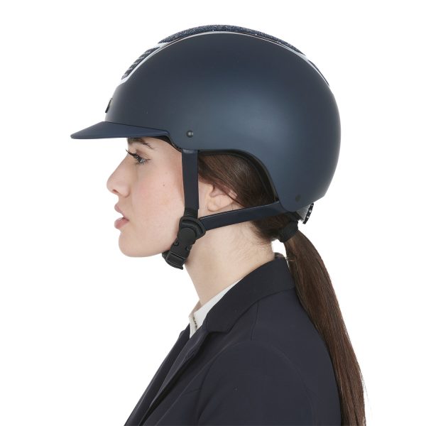 CASCO EQUESTRO MODELLO ECLIPSE STONE MAT ROWEL FITTING - immagine 21