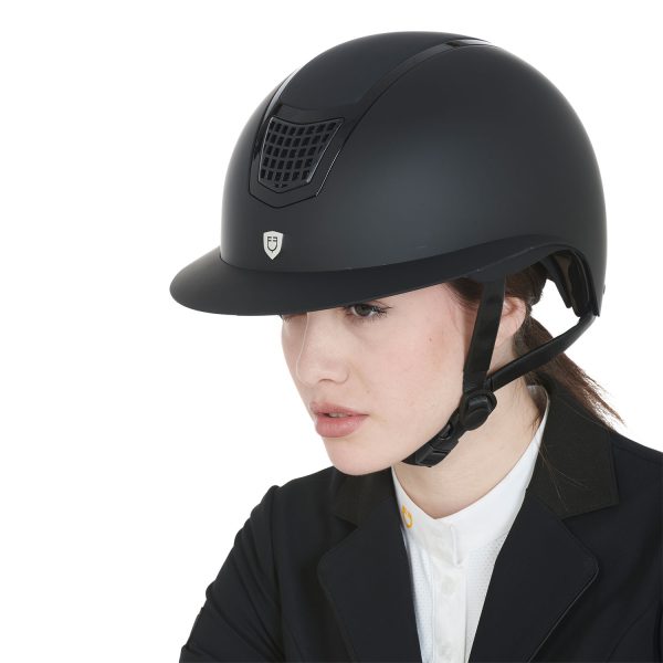 CASCO EQUESTRO MODELLO ECLIPSE PLAIN MAT WIDE VISOR (3 PADDING) - immagine 6