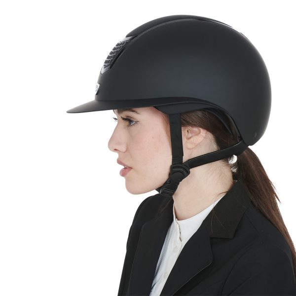 CASCO EQUESTRO MODELLO ECLIPSE PLAIN MAT WIDE VISOR (3 PADDING) - immagine 7