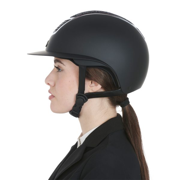 CASCO EQUESTRO MODELLO ECLIPSE STONE MAT WIDE VISOR (3 PADDING) - immagine 13