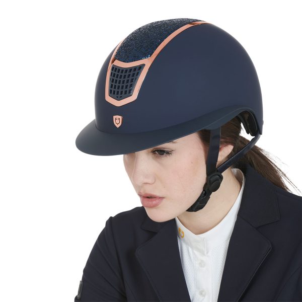 CASCO EQUESTRO MODELLO ECLIPSE STONE MAT WIDE VISOR (3 PADDING) - immagine 18