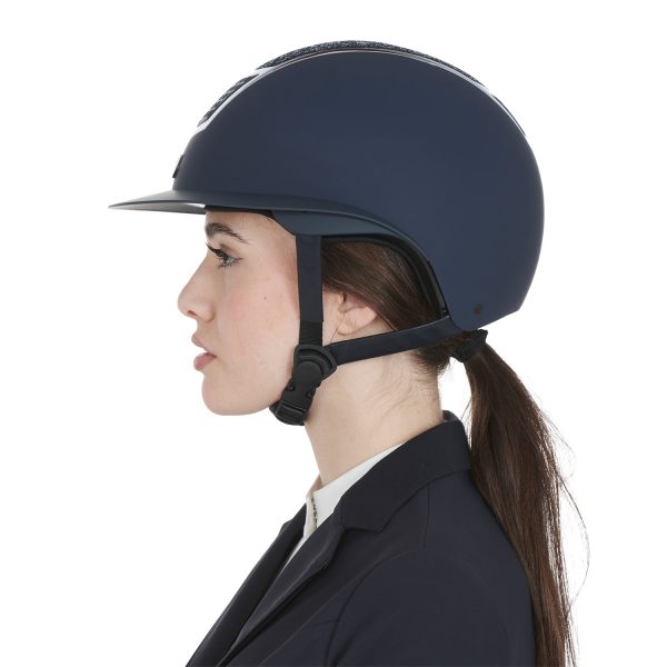 CASCO EQUESTRO MODELLO ECLIPSE STONE MAT WIDE VISOR (3 PADDING) - immagine 25