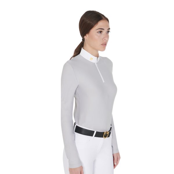 POLO DONNA EQUESTRO MANICA LUNGA MODELLO WARM+ - immagine 5