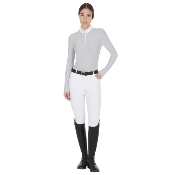 POLO DONNA EQUESTRO MANICA LUNGA MODELLO WARM+ - immagine 6