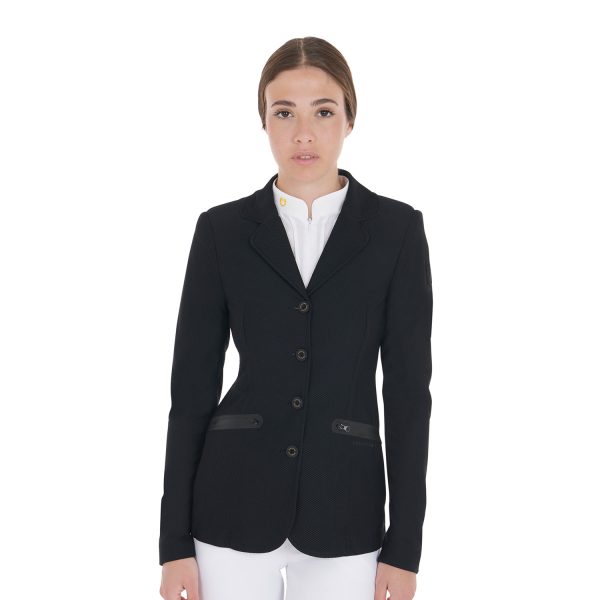 PERFORATED WOMAN RIDING JACKET