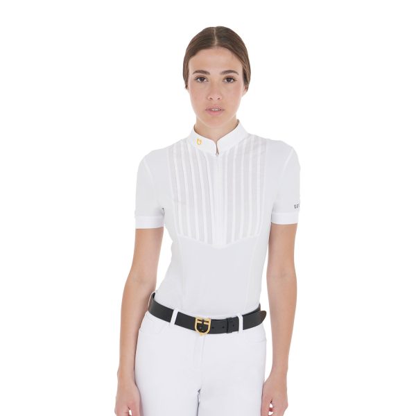 WOMAN POLO SHIRT SS ZIP