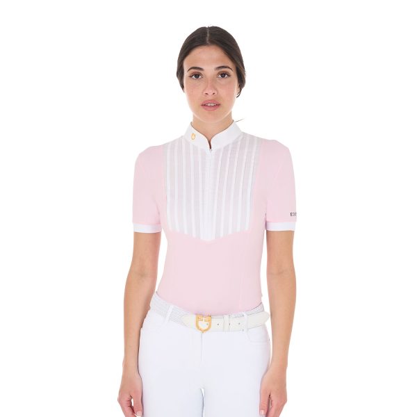 WOMAN POLO SHIRT SS ZIP - immagine 2