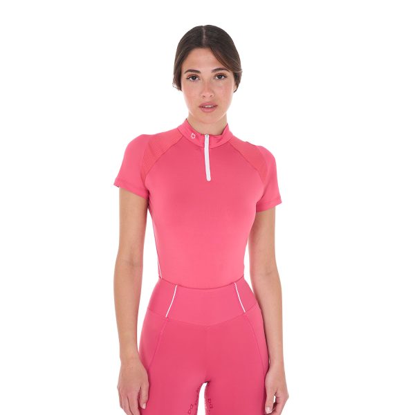 WOMAN TECHNICAL TRAINING POLO SS ZIP - immagine 6