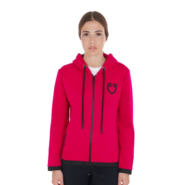 WOMAN INTERLOCK HOODIE FULL ZIP