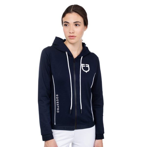 WOMAN INTERLOCK HOODIE FULL ZIP - immagine 3