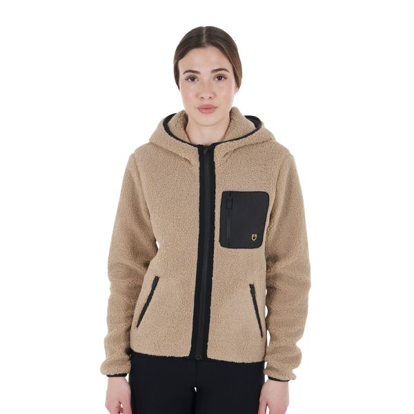 WOMAN TEDDY FULL ZIP JACKET WITH HOOD