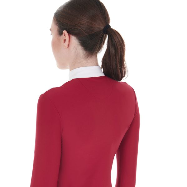 WOMAN COMPETITION LS ZIP SHIRT 1/2 MESH - immagine 9