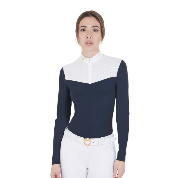 WOMAN COMPETITION LS ZIP SHIRT 1/2 MESH - immagine 13