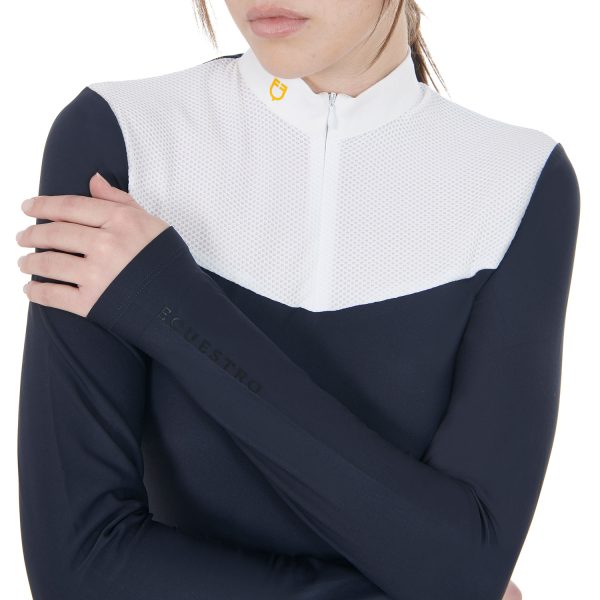 WOMAN COMPETITION LS ZIP SHIRT 1/2 MESH - immagine 15