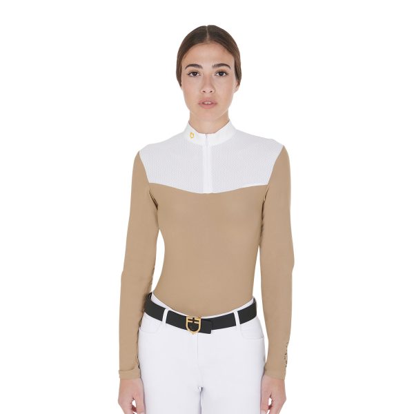 WOMAN COMPETITION LS ZIP SHIRT 1/2 MESH - immagine 19