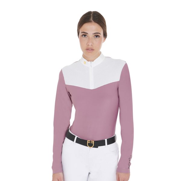 WOMAN COMPETITION LS ZIP SHIRT 1/2 MESH - immagine 30