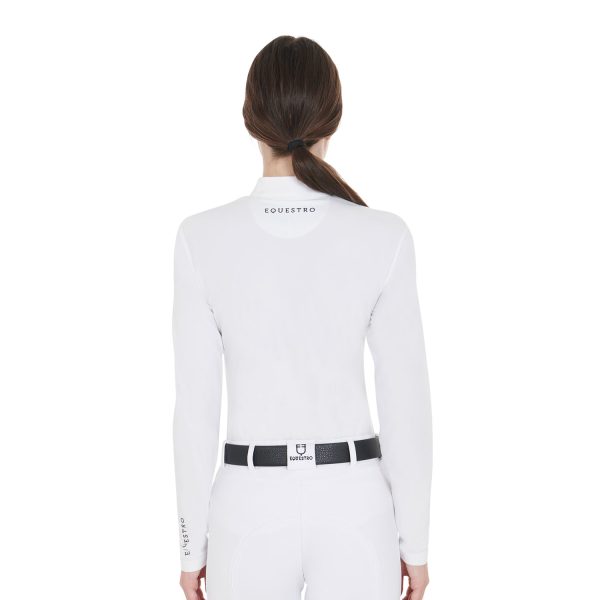 WOMAN COMPETITION LS ZIP SHIRT 1/2 MESH - immagine 36